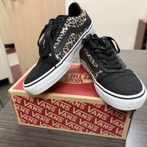 Vans Ward Deluxe Cheetah Black